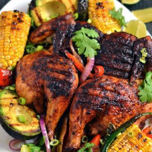 Roasted Corn/Plantain + Chicken