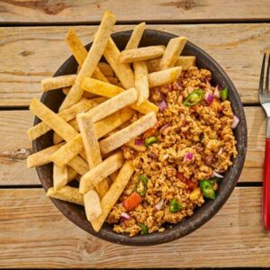 fried yam and egg sauce by kokos kitchen
