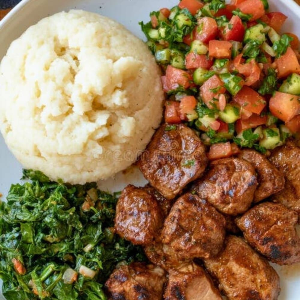 Nyama Choma, Ugali & Greens